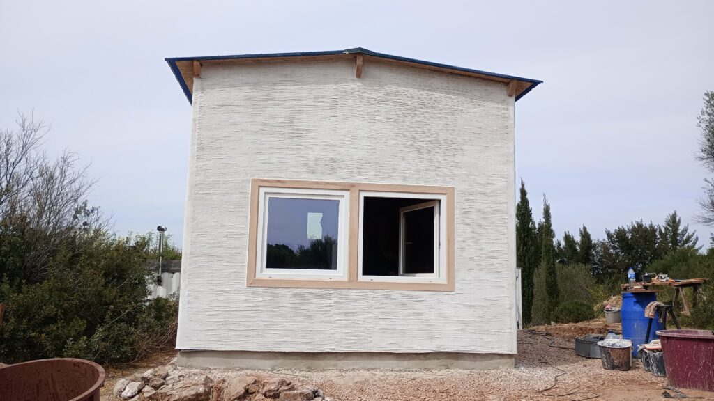 Straw Bale TinyHouse in Portugal by StrohNatur